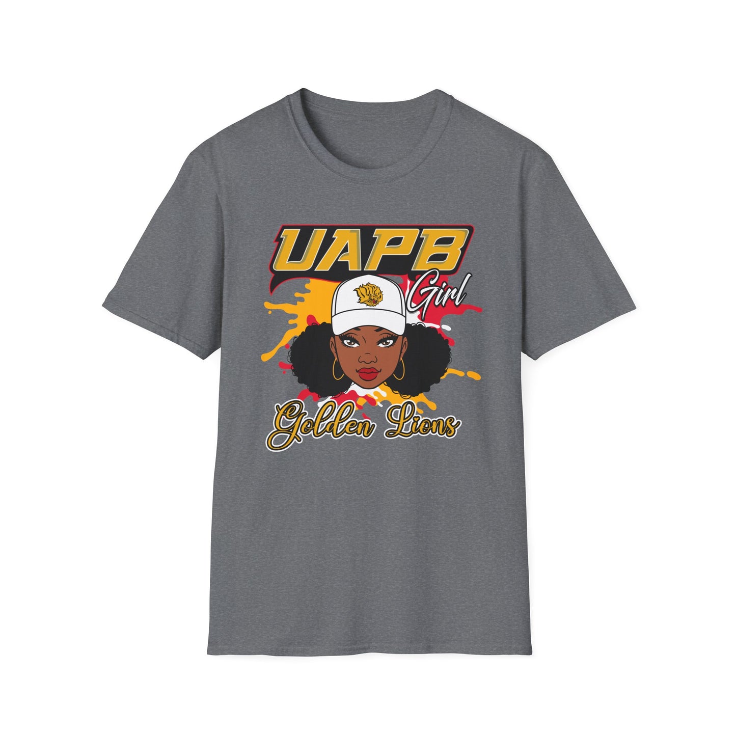 UAPB Golden Lions: Arkansas-Pine Bluff Golden Lions Unisex Softstyle T-Shirt