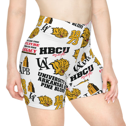 UAPB Golden Lions HBCU Women's Biker Shorts U of Arkansas at Pine Bluff gift for student and alumni