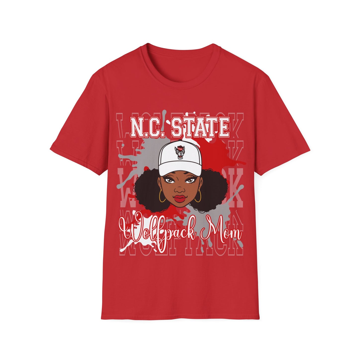 NC State Wolfpack Mom Unisex Softstyle T-Shirt