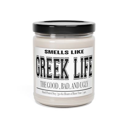 Funny Gift for Student, Smells like Greek Life Soy Candle, For College or University Student, Greek Life Gift, Fraternity Gift, Alumni Gift