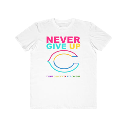 Chicago Bears  Never Give Up Cancer Awareness Tee