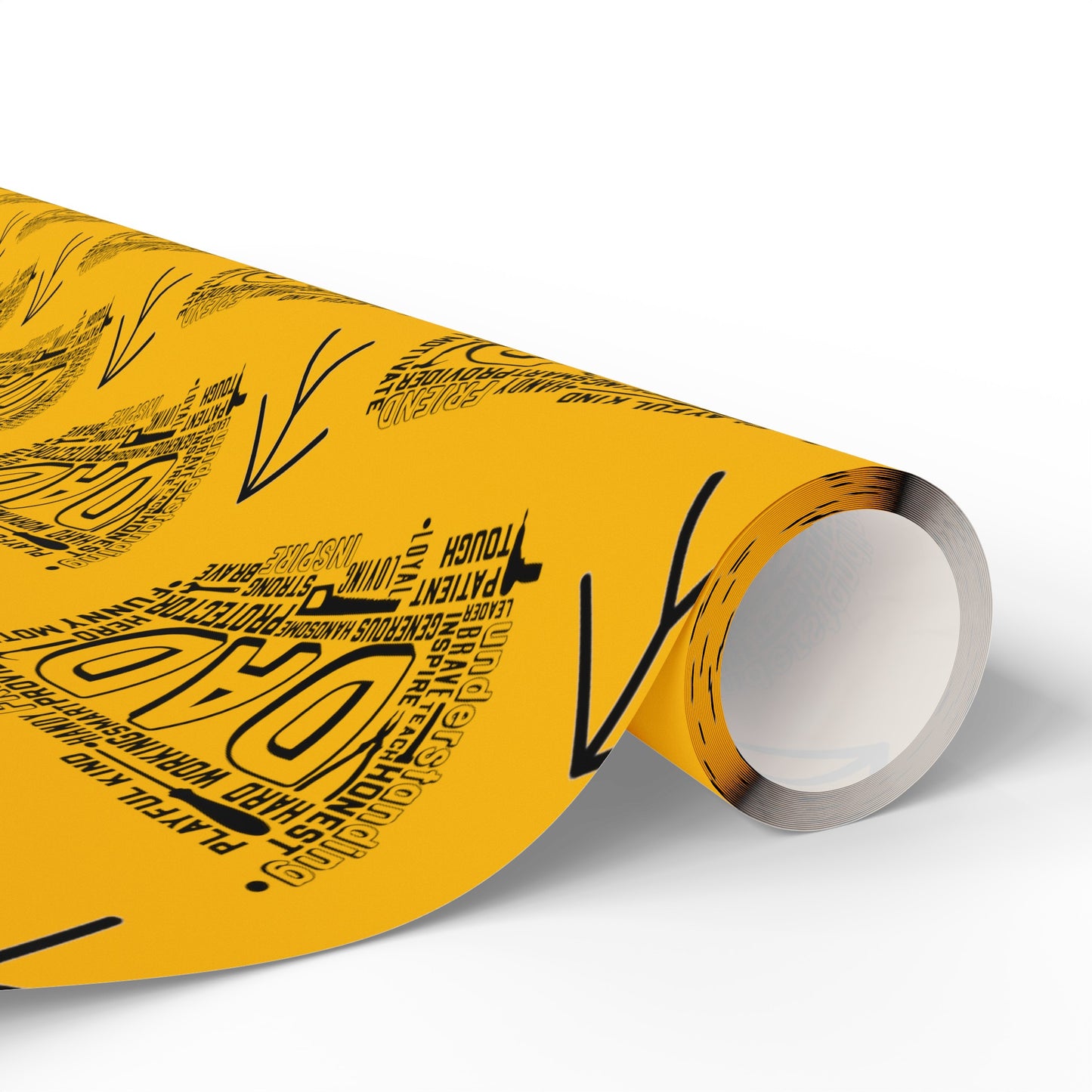 Handy Man Yellow Father's Day Dad Gift Wrapping Papers for Him from Her for any Occasion