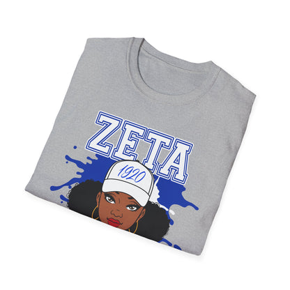 Zeta inspired HBCU Girl Unisex Softstyle T-Shirt