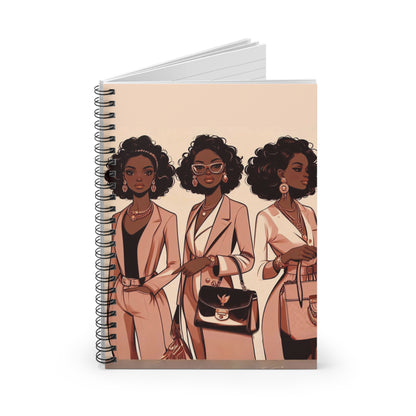 Representation Matters Beautiful Girl Spiral Notebook - Ruled Line