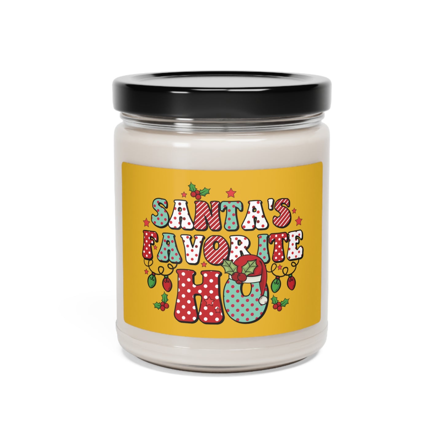 Santa's Favorite Ho Scented Soy Candle, 9oz