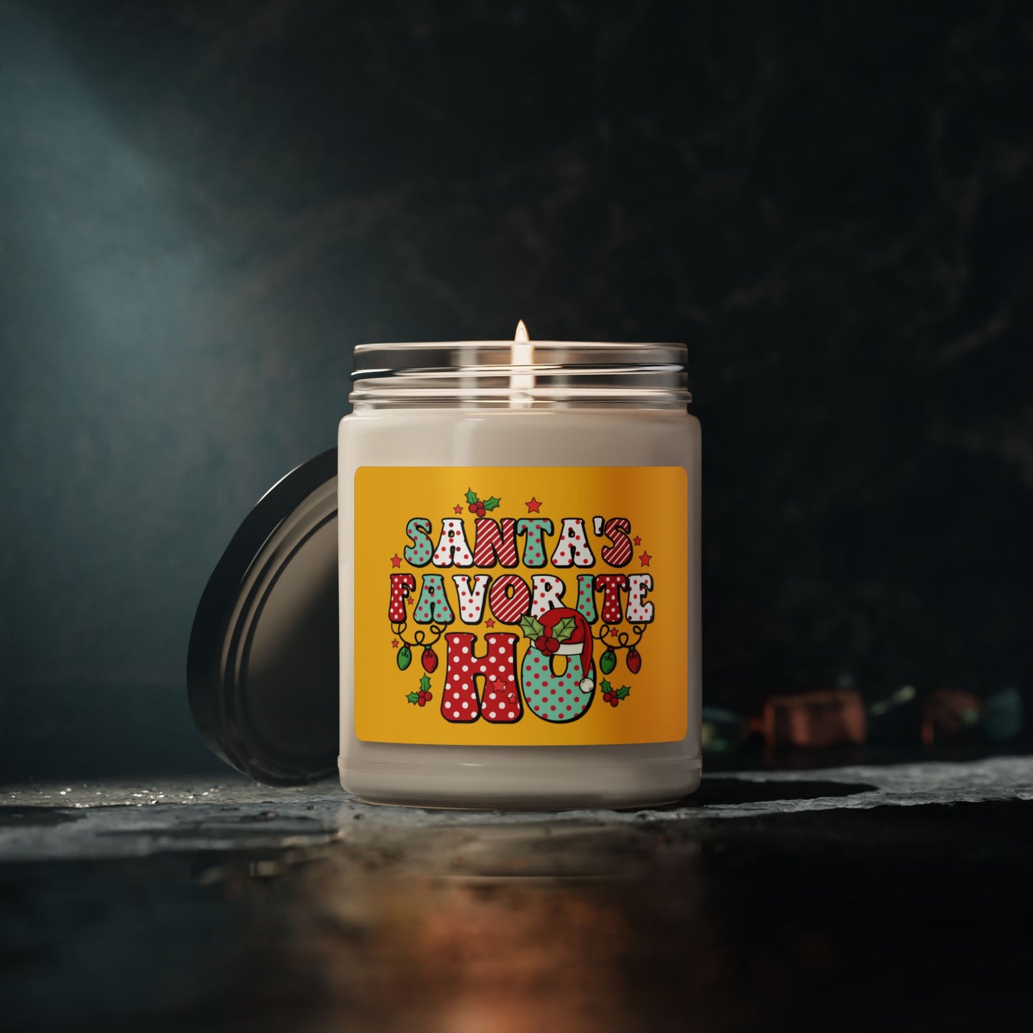 Santa's Favorite Ho Scented Soy Candle, 9oz