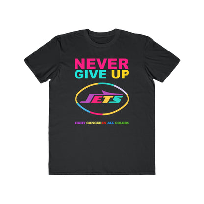 New York Jets  Never Give Up Cancer Awareness Tee