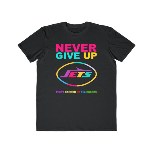 New York Jets  Never Give Up Cancer Awareness Tee