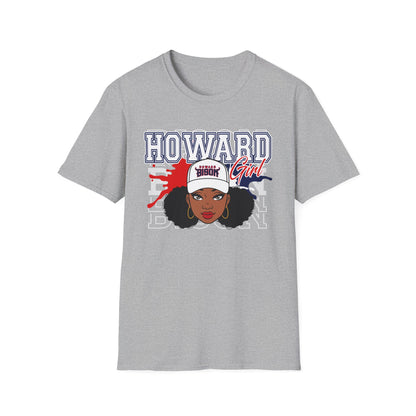 HU Bison: Howard University Bison Unisex Softstyle T-Shirt