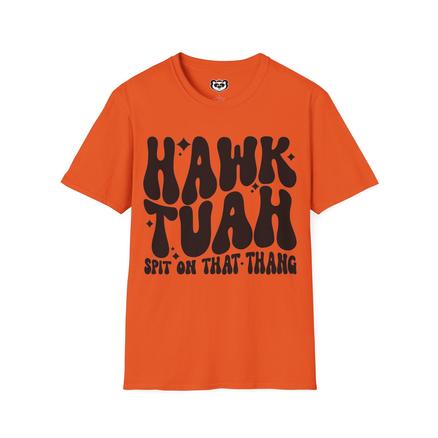 Hawk Tuah Spit on That Thang Funny Unisex Softstyle T-Shirt Gift for Her