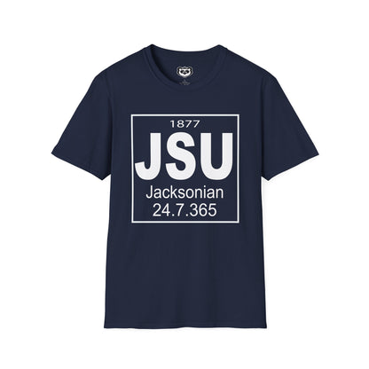 JSU Tigers: Jacksonian Science Element Unisex Softstyle T-Shirt Gift for Student or Alumni