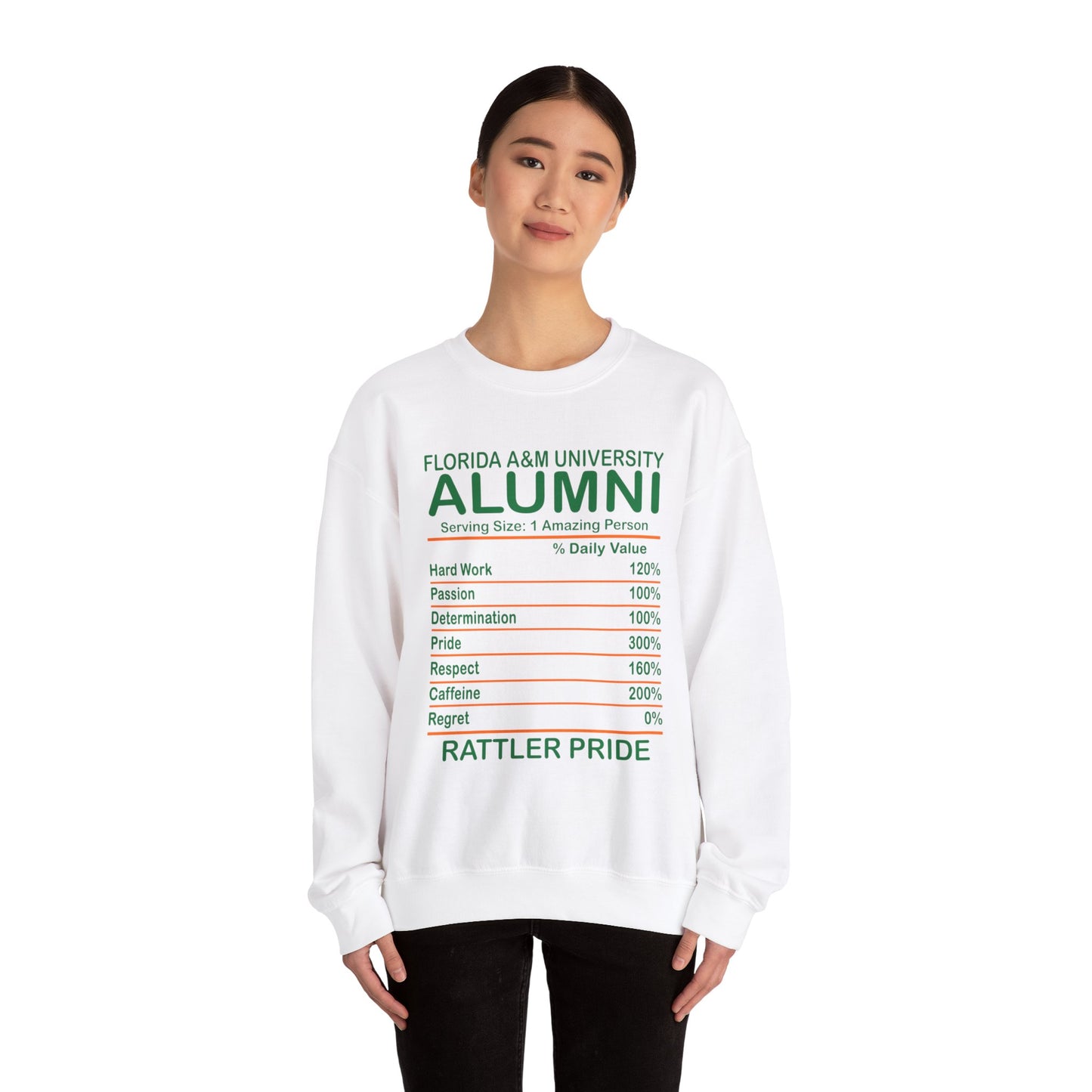 FAMU Rattlers Alumni Unisex Heavy Blend™ Crewneck Sweatshirt