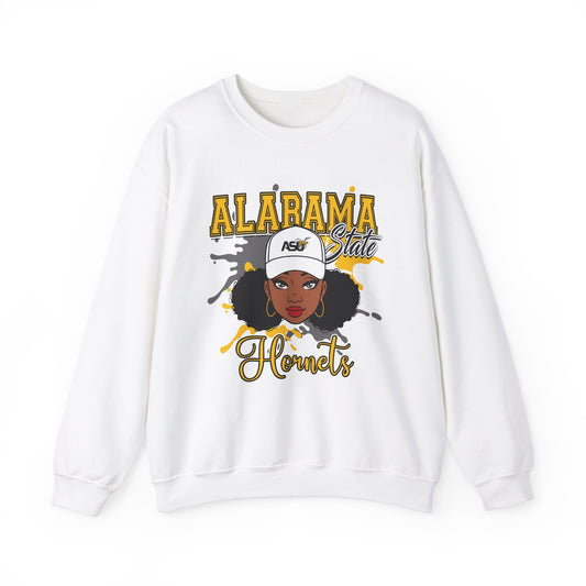 ASU Hornets: Alabama State University Hornets Unisex Heavy Blend™ Crewneck Sweatshirt