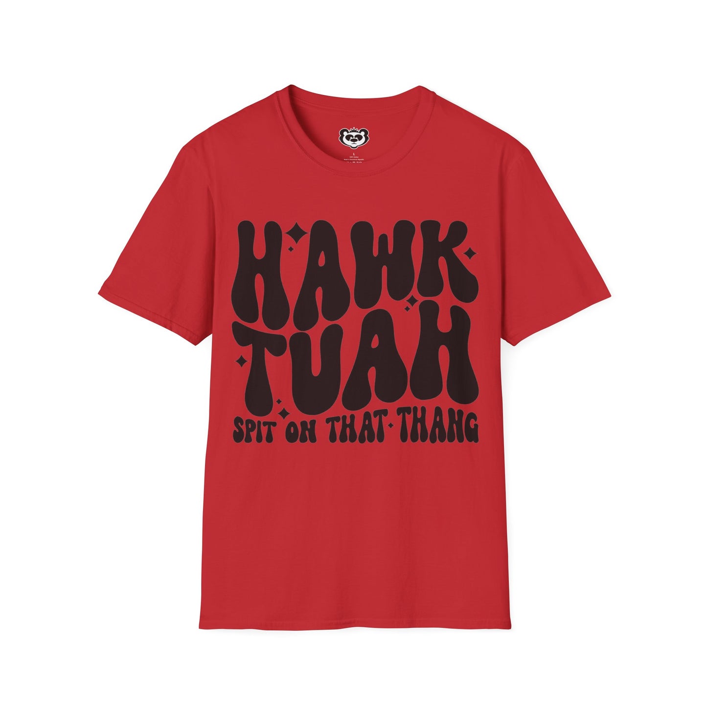 Hawk Tuah Spit on That Thang Funny Unisex Softstyle T-Shirt Gift for Her