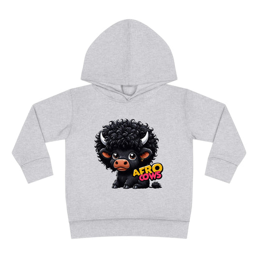 Afro Cows Toddler Pullover Fleece Hoodie - Art by the Andersons