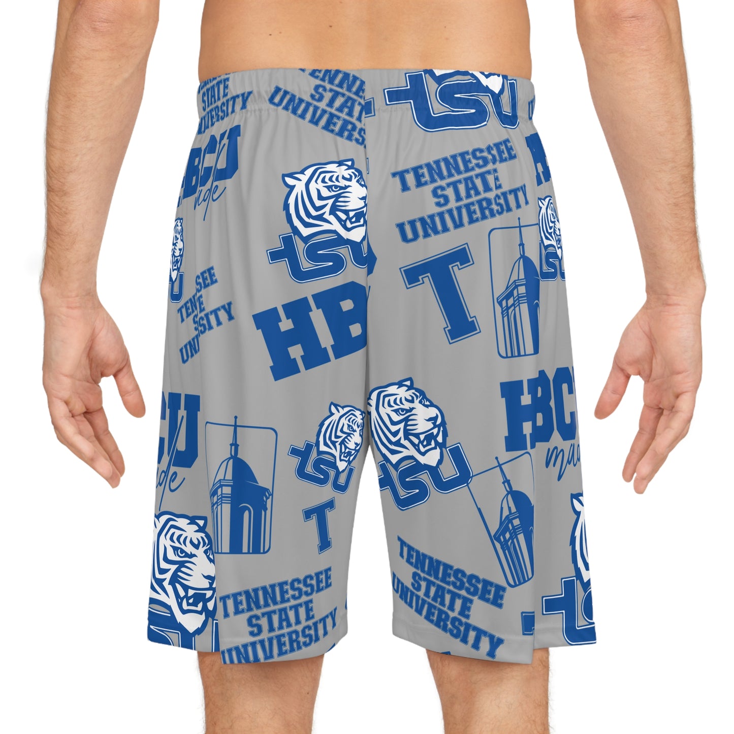 TN State Tigers HBCU All over print Basketball Shorts TSU Tennessee State gift for students and alumni