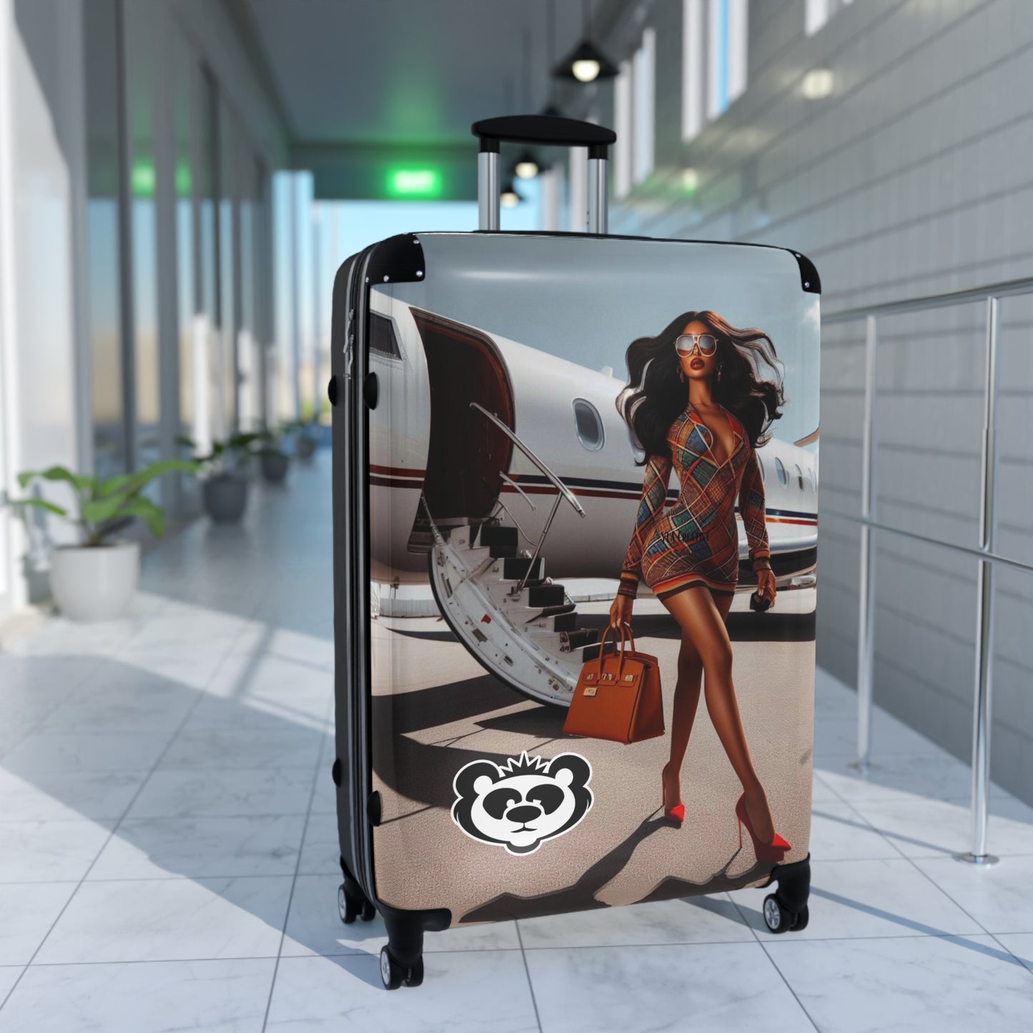 Personalized Custom Suitcase with Your Logo | Cabin Size, Upload Your Picture | Custom Luggage and Travel Bag