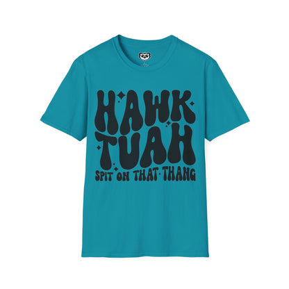 Hawk Tuah Spit on That Thang Funny Unisex Softstyle T-Shirt Gift for Her