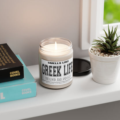 Funny Gift for Student, Smells like Greek Life Soy Candle, For College or University Student, Greek Life Gift, Fraternity Gift, Alumni Gift