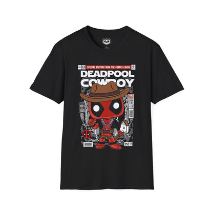 Deadpool Cowboy Funko Pop Style Unisex Softstyle T-Shirt