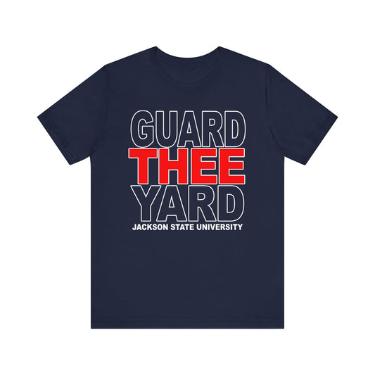 JSU Tigers: Jackson State University Guard Thee Yard Unisex Jersey Short Sleeve Tee