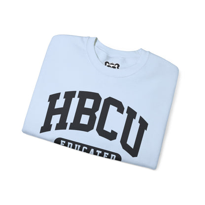 Custom Personalized HBCU Educated Unisex Heavy Blend™ Crewneck Sweatshirt gift for Students and Alumni