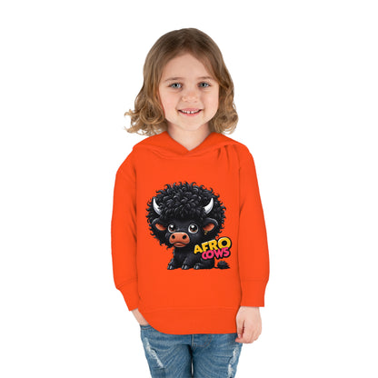 Afro Cows Toddler Pullover Fleece Hoodie - Art by the Andersons