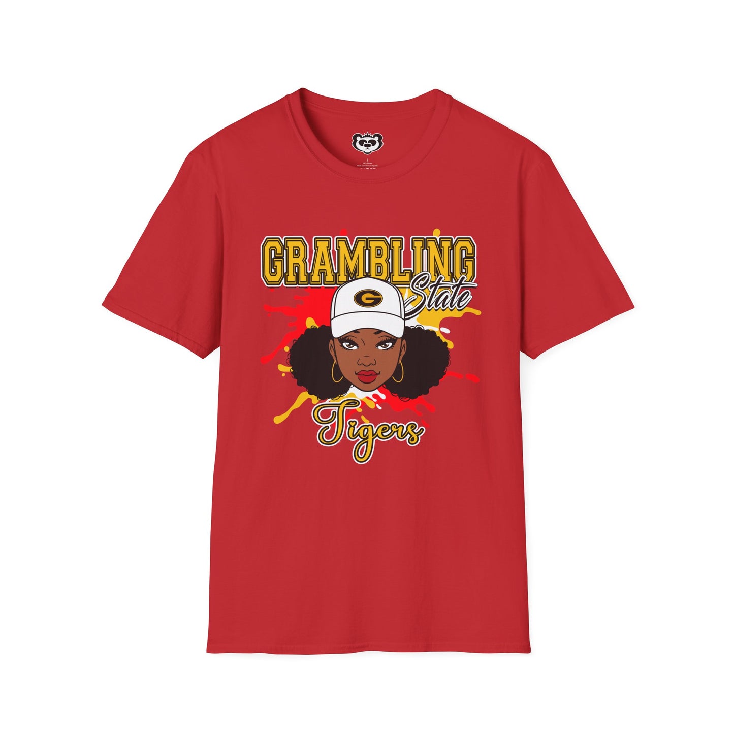 GSU Tigers: Grambling State Tigers Girl Unisex Softstyle T-Shirt Gift for Student and Alumni