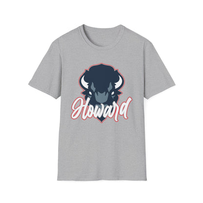 HU Bison: Howard University Bison Unisex Softstyle T-Shirt