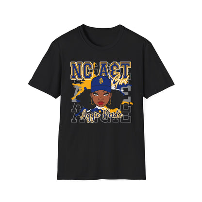 NCAT Aggies: North Carolina A&T State University Unisex Softstyle T-Shirt gift for her