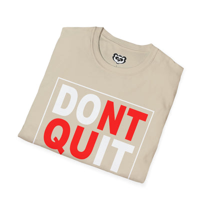 Don't Quit Manifest It Manifestation Unisex Softstyle T-Shirt Master Mind Gift