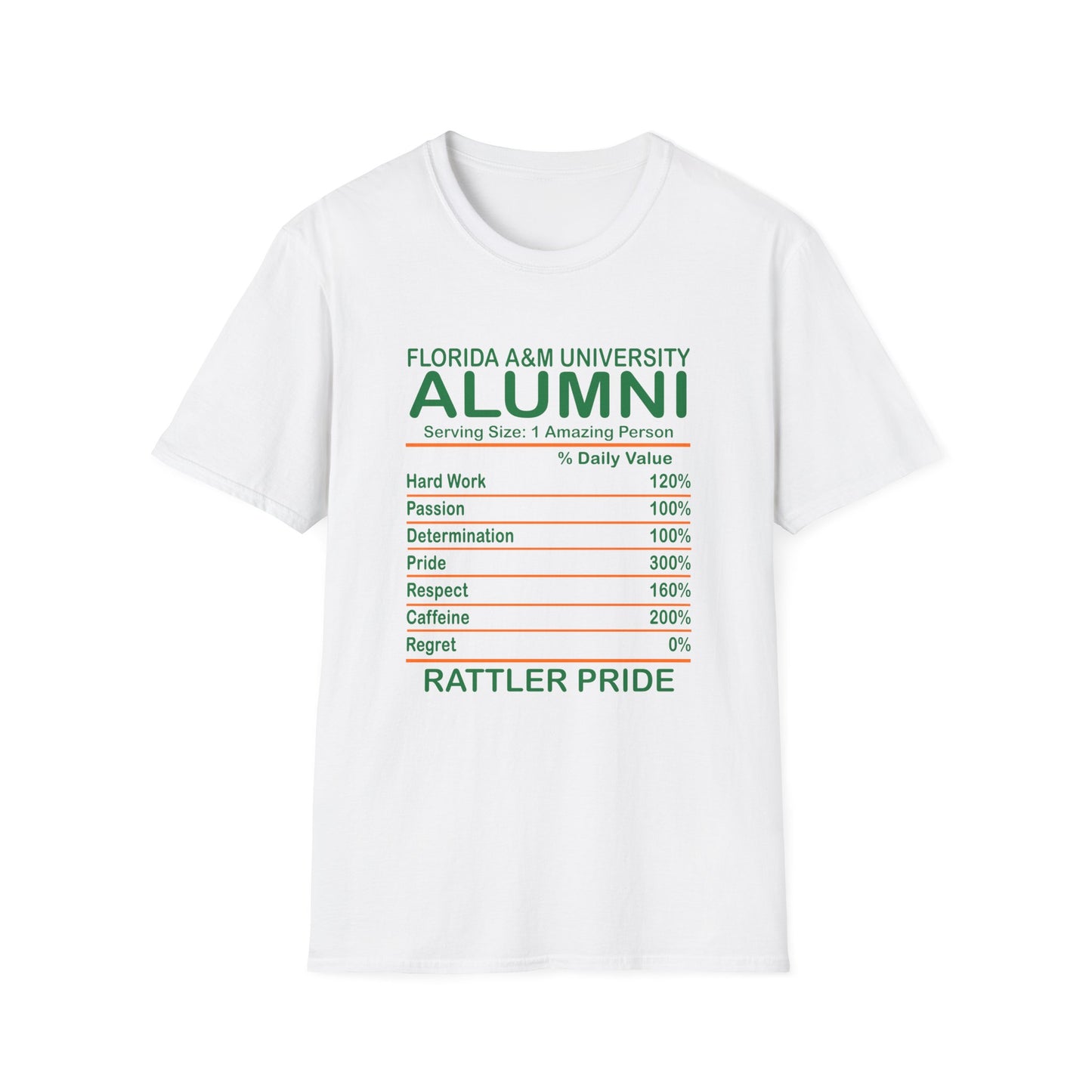 FAMU Rattlers: Florida A&M University Rattlers Alumni Unisex Softstyle T-Shirt