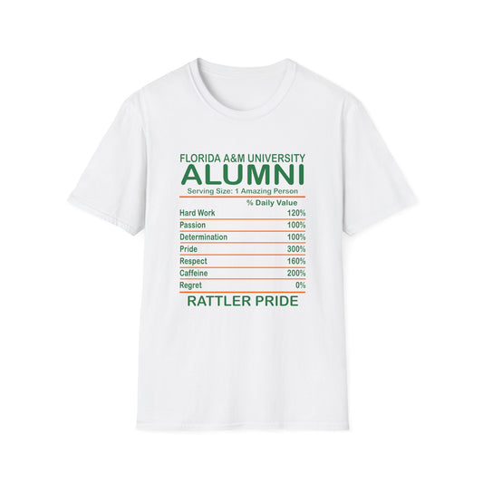 FAMU Rattlers: Florida A&M University Rattlers Alumni Unisex Softstyle T-Shirt