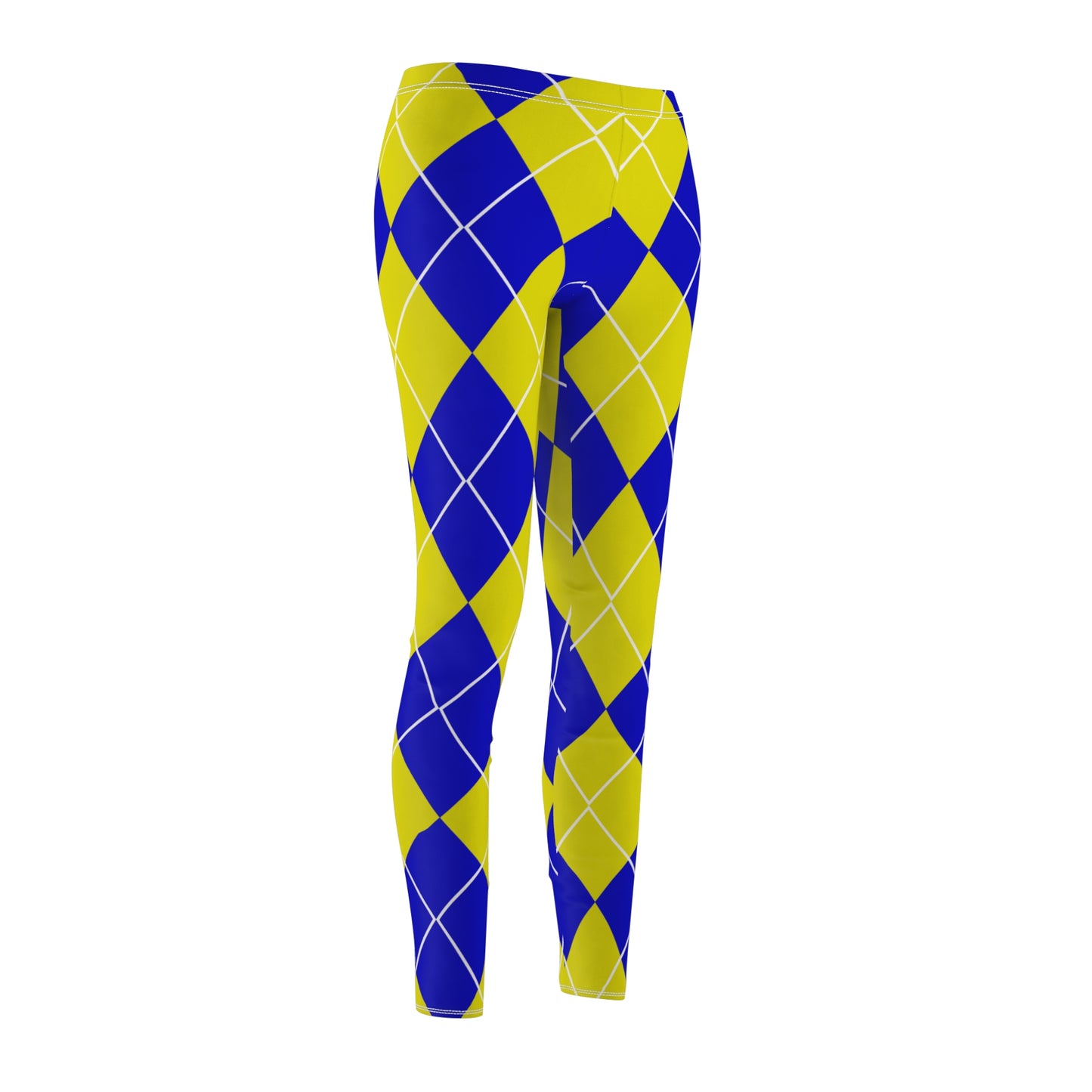 My Sorority Sister Gift Blue and Yellow Women's Yoga Casual Leggings