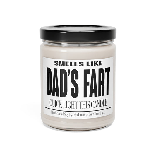 Funny Gift for Dad, Smells like Dad's Fart Soy Candle, Father's Day Gift, Birthday Gift for Dad