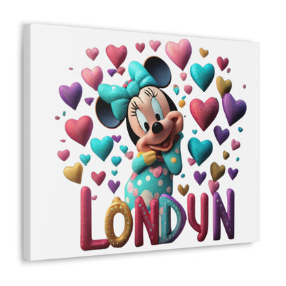 Custom Cartoon Mouse Canvas