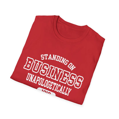 Delta inspired Standing On Business Since 1913 Unisex Softstyle T-Shirt