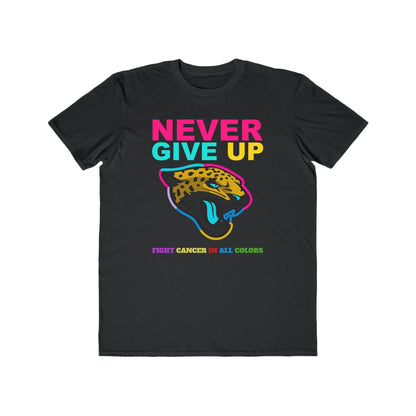 Jaguars  Never Give Up Cancer Awareness Tee