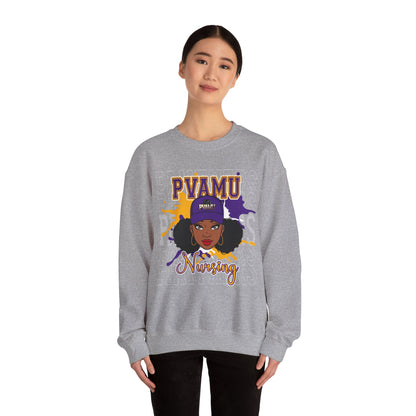 PVAMU Panthers: Prairie View AM Nursing Unisex Heavy Blend™ Crewneck Sweatshirt