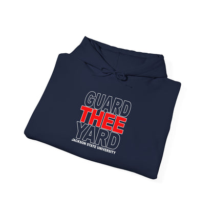 JSU Tigers: Jackson State University Gaurd Thee Yard Unisex Heavy Blend™ Hooded Sweatshirt