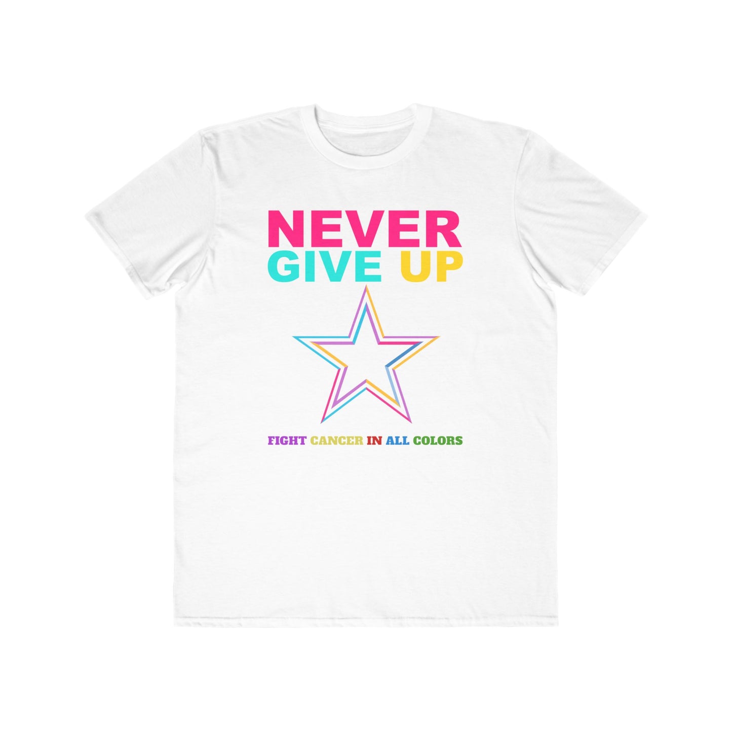 Dallas Cowboys  Never Give Up Cancer Awareness Tee