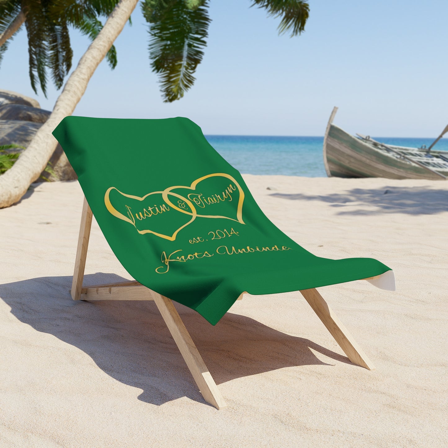 Custom beach towel 30x60