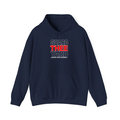 JSU Tigers: Jackson State University Gaurd Thee Yard Unisex Heavy Blend™ Hooded Sweatshirt