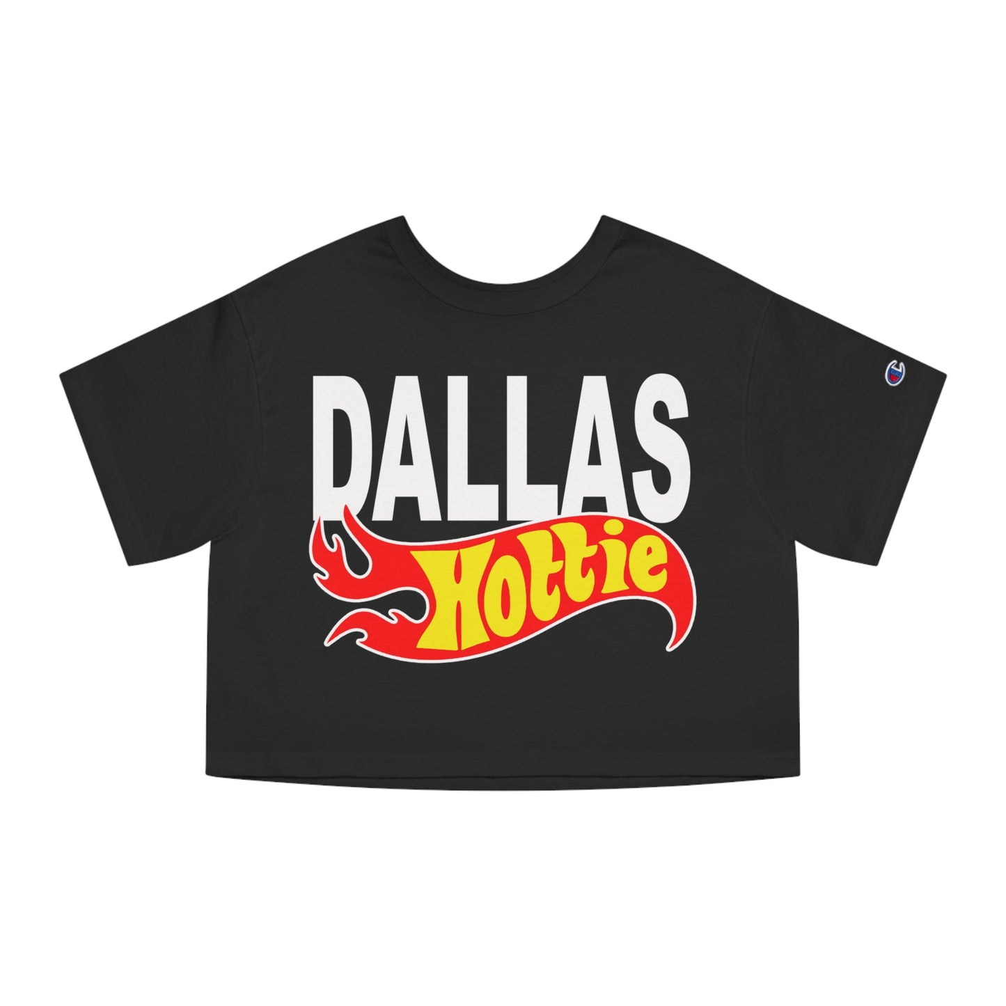 Dallas Hottie Champion Women's Heritage Cropped T-Shirt