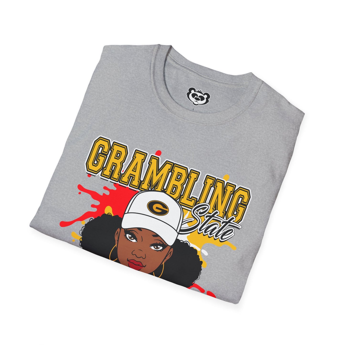 GSU Tigers: Grambling State Tigers Girl Unisex Softstyle T-Shirt Gift for Student and Alumni