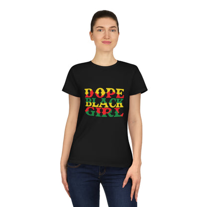 DOPE BLACK GIRL Ladies' Cotton T-Shirt