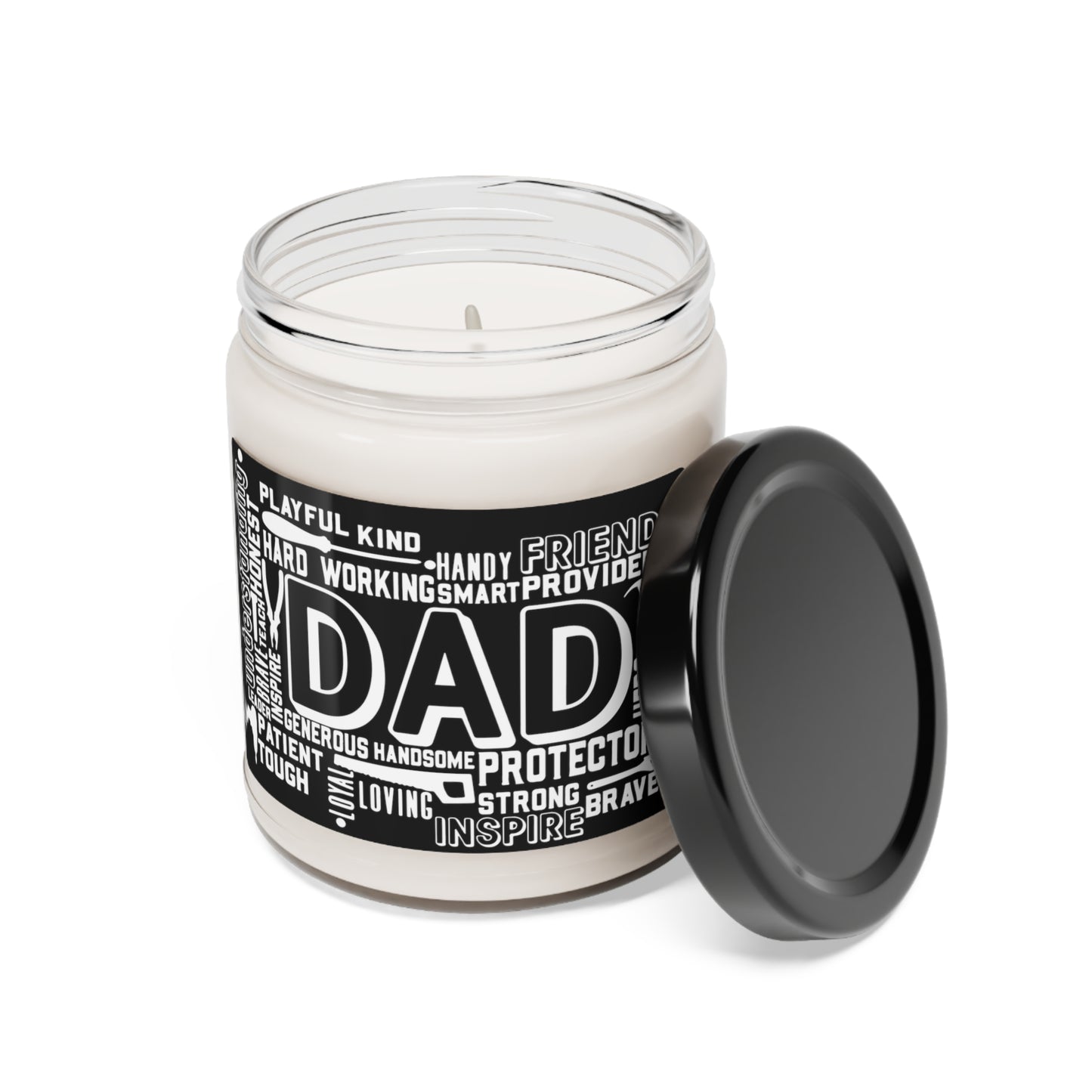 Modern Man Father's Day Dad Scented Soy Candle, 9oz Gift for Him