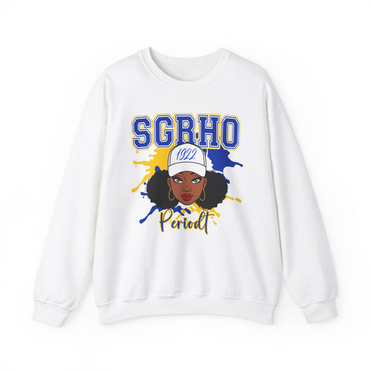 SGRho inspired HBCU Girl Unisex Heavy Blend™ Crewneck Sweatshirt