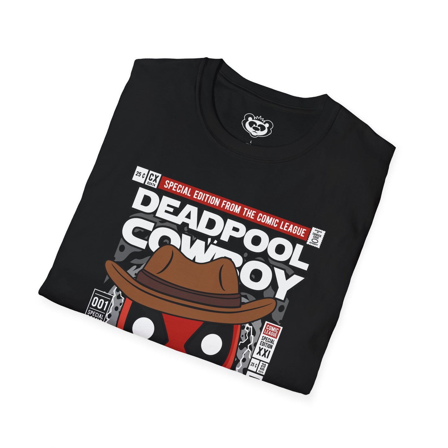 Deadpool Cowboy Funko Pop Style Unisex Softstyle T-Shirt