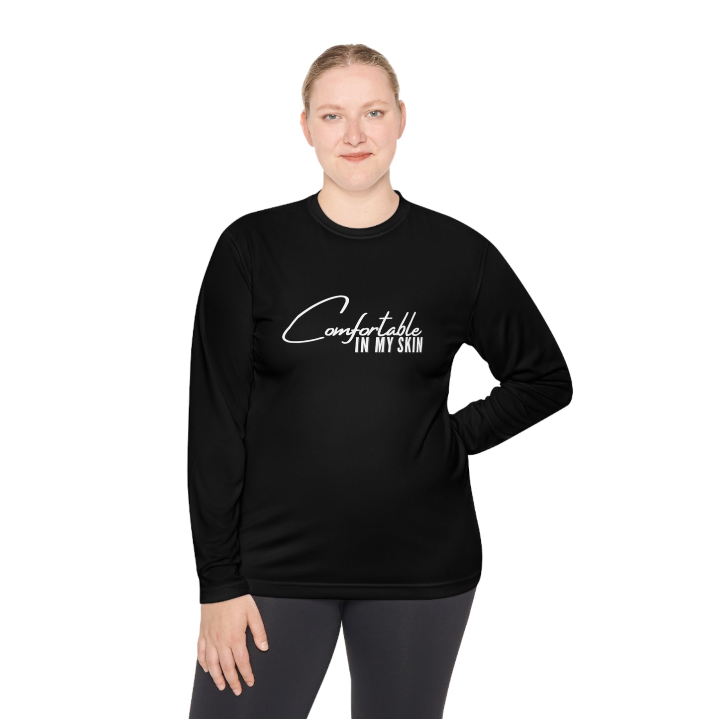 Comfortable in my Skin Unisex Lightweight Long Sleeve Tee